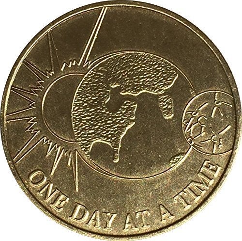 wendells One Day At a Time Universe with the Serenity Prayer Bronze Medallion - Image 1